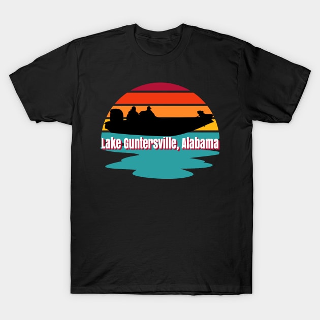 Sport Fishing Bass and Game Fish Lake Guntersville, Alabama T-Shirt by CharJens